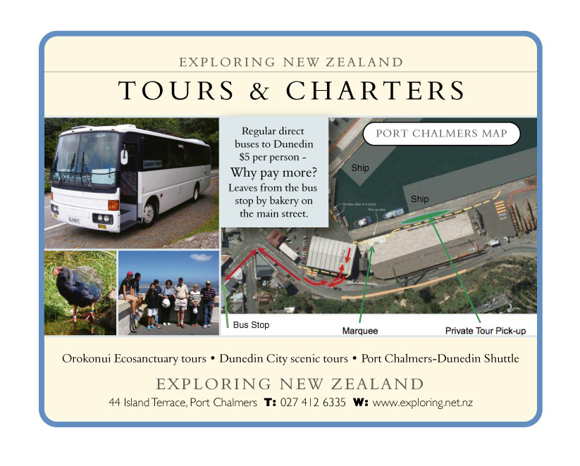 Port Chalmers Bus and map